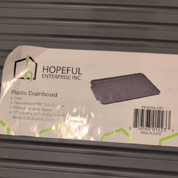 Gray Dish Drying Rack Set - NBU - Picture 3 of 11